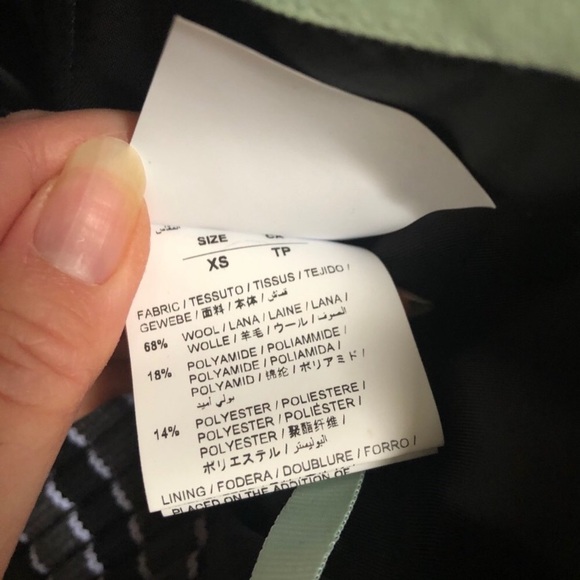 Off-white bomber jacket in wool black colour - Picture 9 of 11